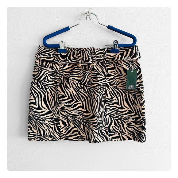 ★ NWT Wild Fable Animal Print Mini Skirt - Tan/Black ★ - Picture 3 of 14